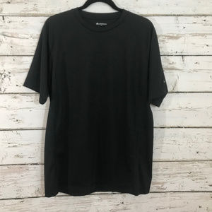 Phiten Black Short Sleeve Shirt Sleeve Logo